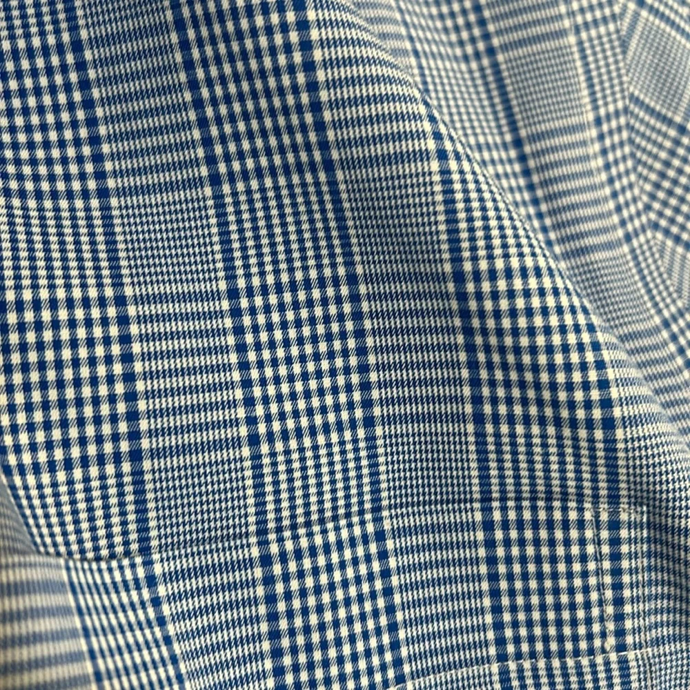 NORDSTROM CASUAL BOTTOM DOWN  SHIRT 16 1/2 BLUE LONG SLEEVES - Picture 8 of 10